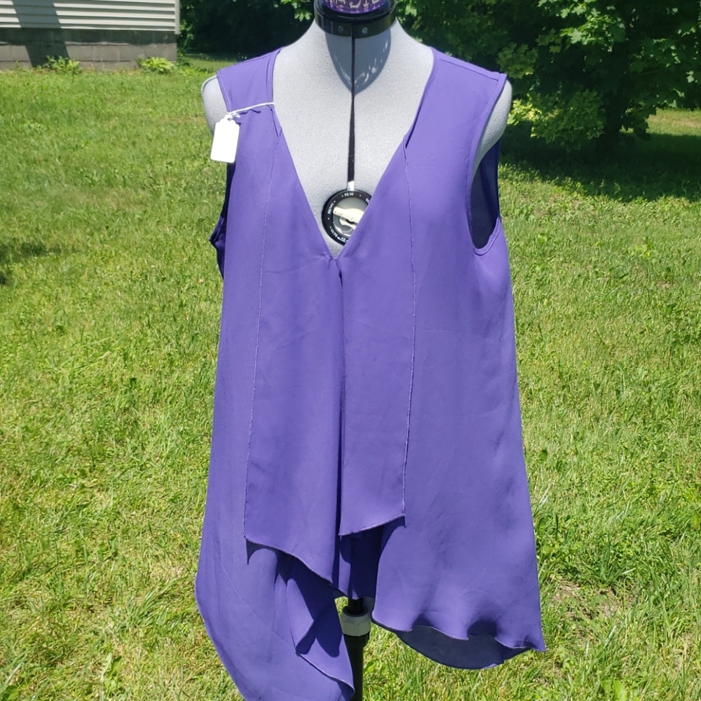 Purple venus sleeveless blouse